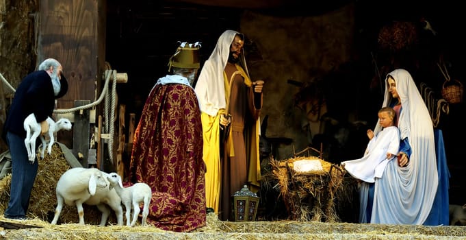 Nativity scene in St. Peter's Square