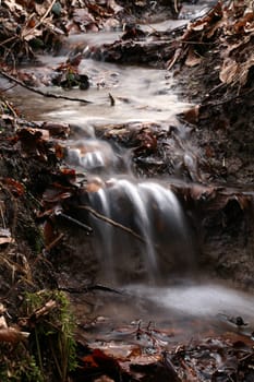 Idyllic,natural watercourse