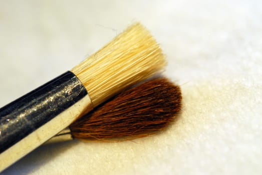 Two brushes
