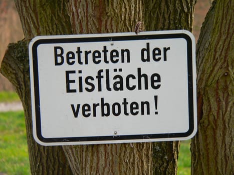 Prohibition sign