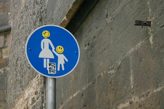 Pedestrian sign