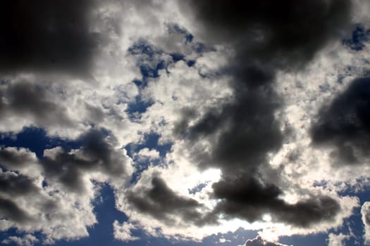 Clouded sky