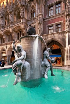 ... at Munich's Marienplatz