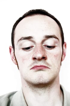 Man,looking down