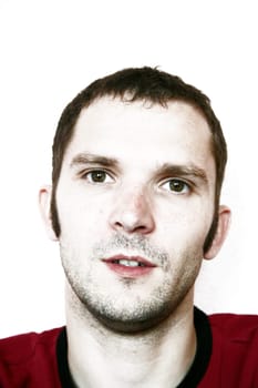 Man,unshaven