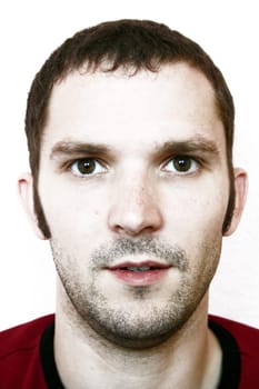 Man,unshaven