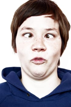 Woman,squinting