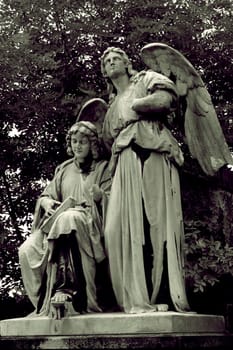 Angel statues