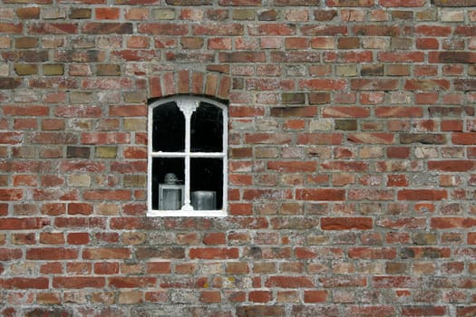 Brick wall,window