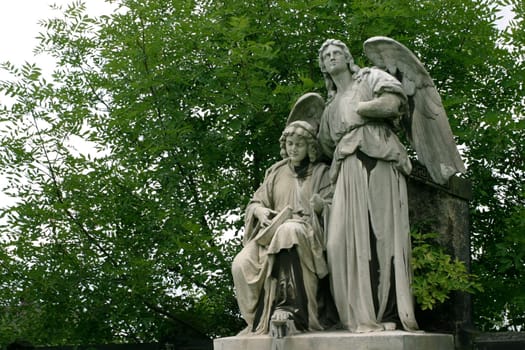 Angel statues
