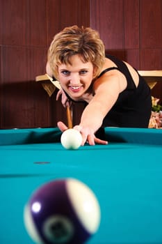 Billiards player