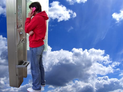 Making phone calls from above