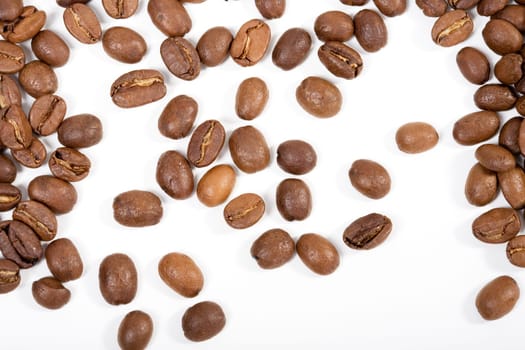 Espresso beans distributed