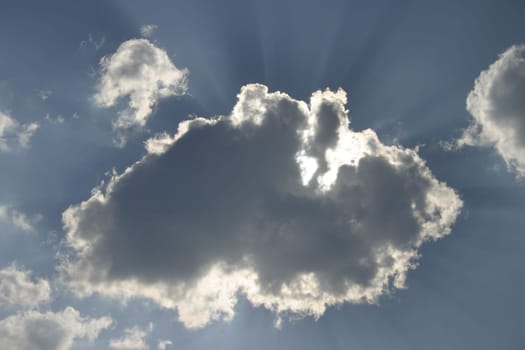 Sky with clouds