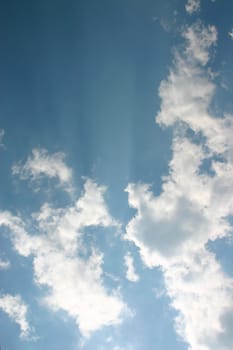 Sky with clouds