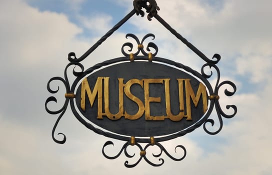 Museum sign