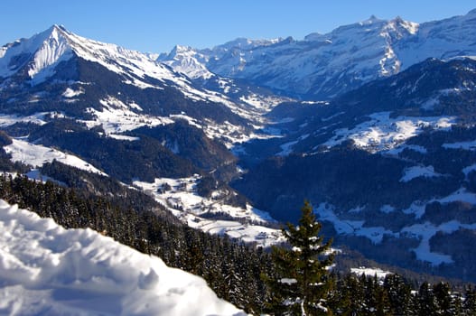 Les Diablerets mountain landscape