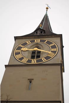 St. Peter's Church in Zurich's Old Town has the largest clock face in Europe