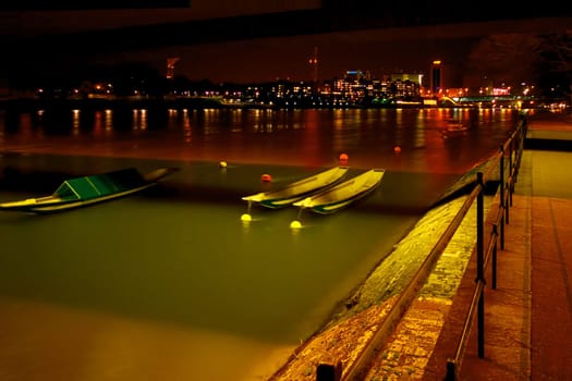 The green shadow is the shadow of the Johanite Bridge under which I stand and take pictures...