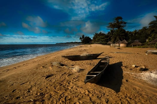 The fishing village at Lobe Strand