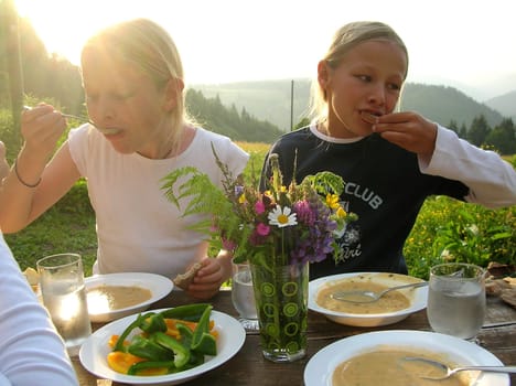 Eating girls