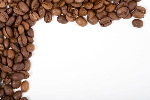Coffee beans as a frame