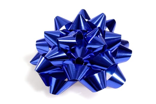 Blue Gift Bow