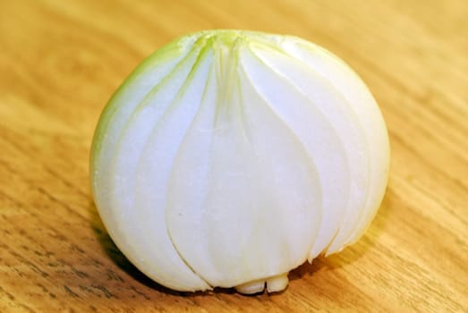 halved onion