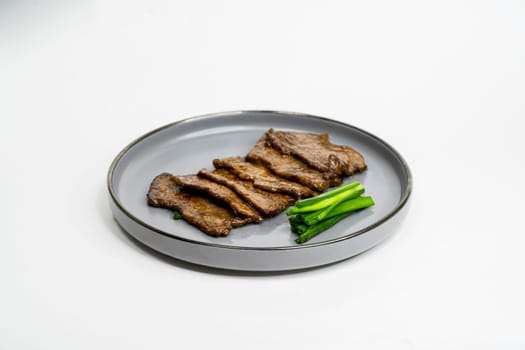 shanghai beef steak with green onion