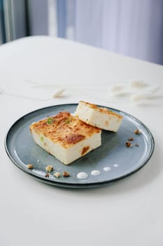 delicate dessert cottage cheese casserole