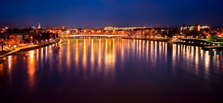 Panorama from the new Three Rose Bridge.