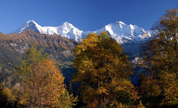 from left to right - Eiger - Mönch - Jungfrau