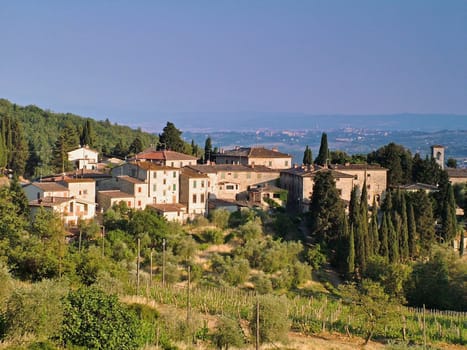 Village idyll in Tuscany