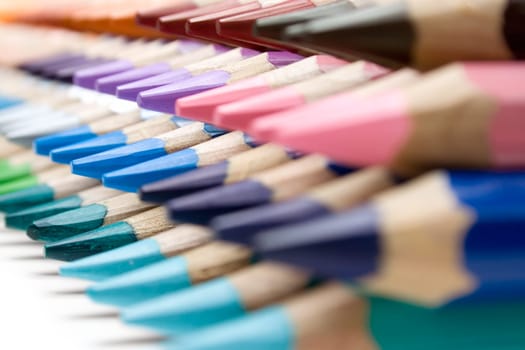 Stacked crayons