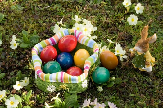 Outdoor Easter basket