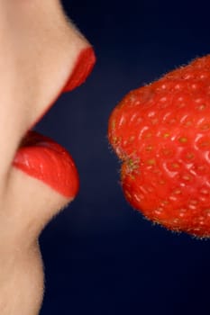 Strawberry mouth