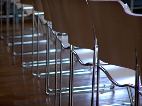 Row of chairs