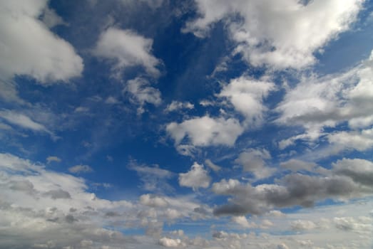 Clouded sky