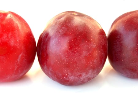 red plums
