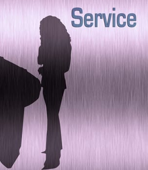 SERVICE WOMAN