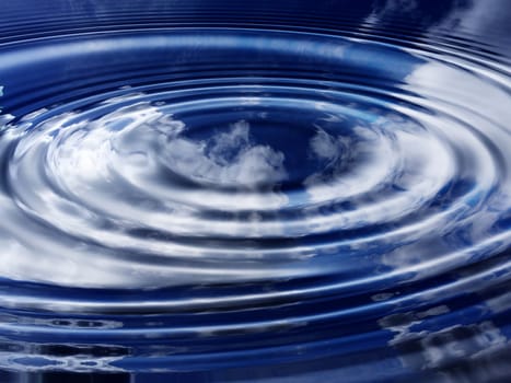 Sky and clouds - water reflection
