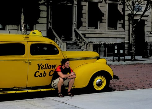 TAXI DRIVER IN THE EARLY EVENING ***