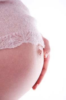 Baby bump,8th month