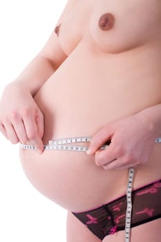 Circumference baby bump 8 months
