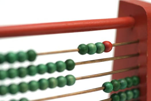 Close-up of an abacus