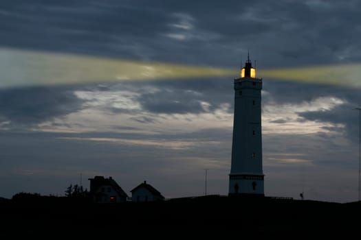 Lighthouse at dusk