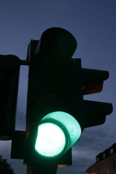 Green traffic light