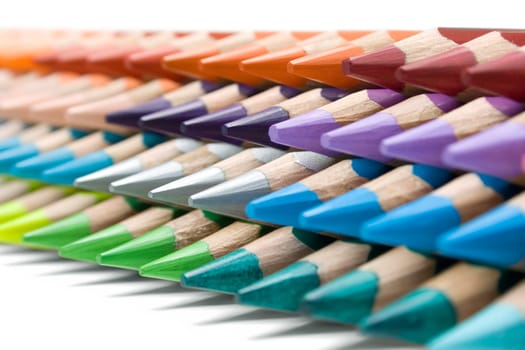 Stack of crayons
