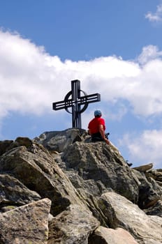 Gipfelkreuz,Eggishorn,Valais,Switzerland