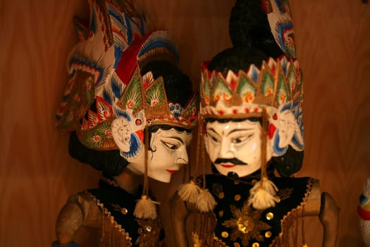 Historical puppetry figures